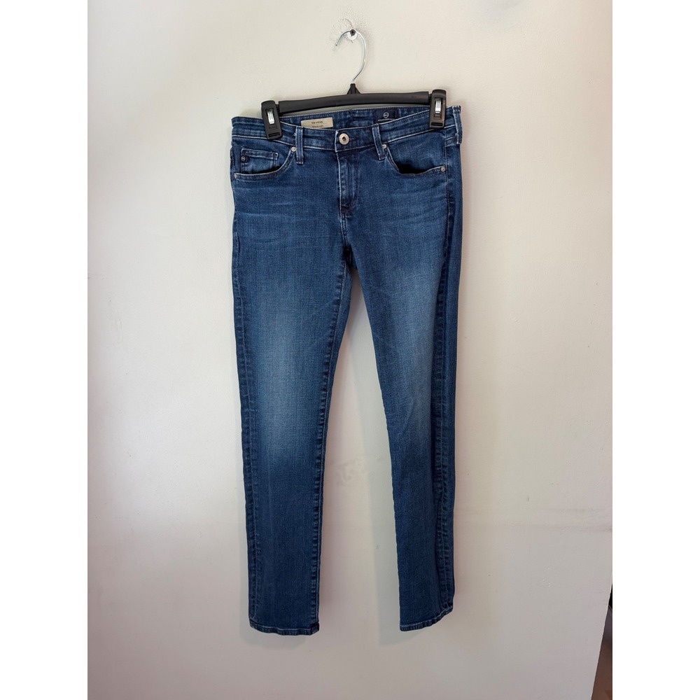 AG Adriano Goldschmied The Stevie Slim Straight Jeans Blue Wash 27R REV1286-BOD